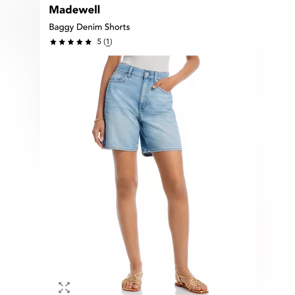 Madewell Baggy Jean Shorts - 25 -